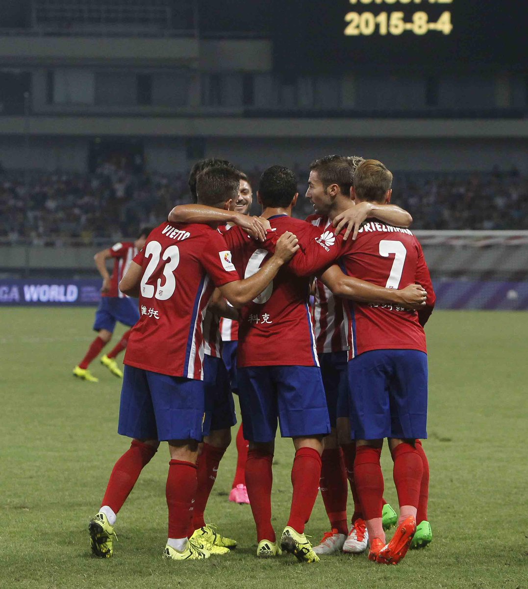 LaLiga's tweet photo. FOTOGALERÍA | El Shanghai SIPG 0-3 @Atleti, en imágenes. http://t.co/vpjw9fkqel #LaLigaWorld http://t.co/9Lp3l97CzE