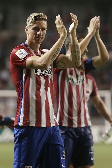 Torres's tweet photo. One goal to thank you all for the warm and support I’ve felt since I landed in China #ForzaAtleti #LaLigaWorld http://t.co/OZ8qSEFHZI
