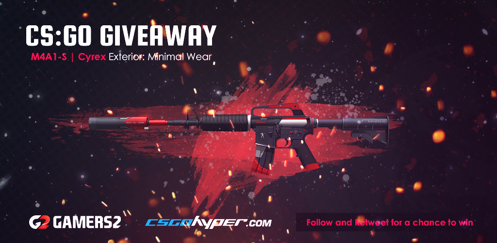 Spoil yourself! Grab your shot at winning an M4A1-S | Cyrex -
JOIN HERE: goo.gl/ZtUqa0