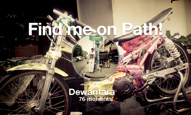 OddeHanintyo's tweet photo. I've shared 76 memories with my friends on #Path - see them now at http://t.co/ImgFTSYGs4! #thepersonalnetwork http://t.co/4zvMSJ6oIm