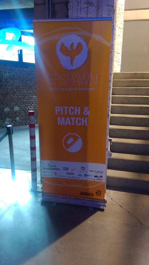 UnTrucDeFous's tweet photo. Entrance in #Respawn gathering of game developers #conference #indiegame #1T2F #gamescom2015 http://t.co/GhJXXqNwuK
