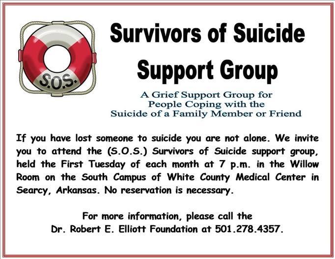 Survivors of Suicide group meets tonight! Please join us!