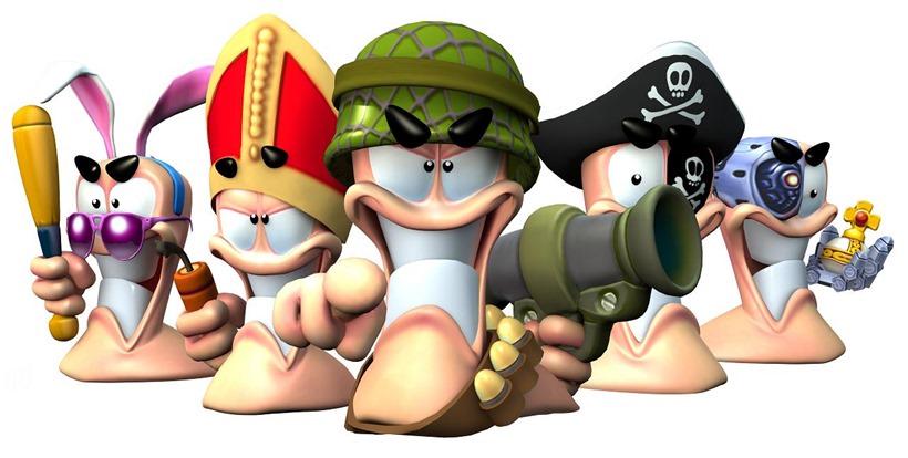 AroliusandV's tweet photo. New #WormsWMD gameplay footage shown at #gamescom2015. Coming 2016 on Xbox one and PC http://t.co/mZp13apoDK