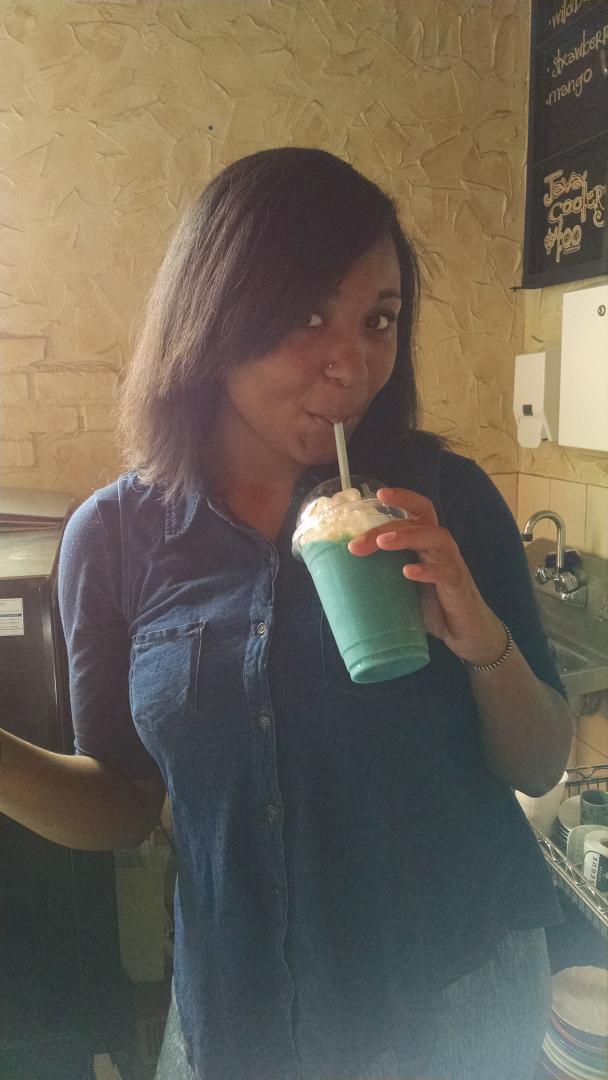 Seguecafeeast's tweet photo. It's back!!! Come and get the Moving to Pluto smoothie at #seguecafe #mindblown #waytoogood #getitnow http://t.co/klWbqS5UAH