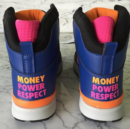 Power1051's tweet photo. Boxer @FloydMayweather has announced his upcoming sneaker release - See the kicks here: http://t.co/Y2IEYEps8w http://t.co/2fzzEWNcdS