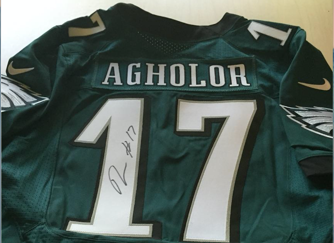 LincolnFinatic's tweet photo. Retweet for a chance to win a signed @nelsonagholor jersey! #EaglesCamp

NoPurchNec Ends8/5/15 http://t.co/9h6EweEmPI http://t.co/HBDTQdPOym
