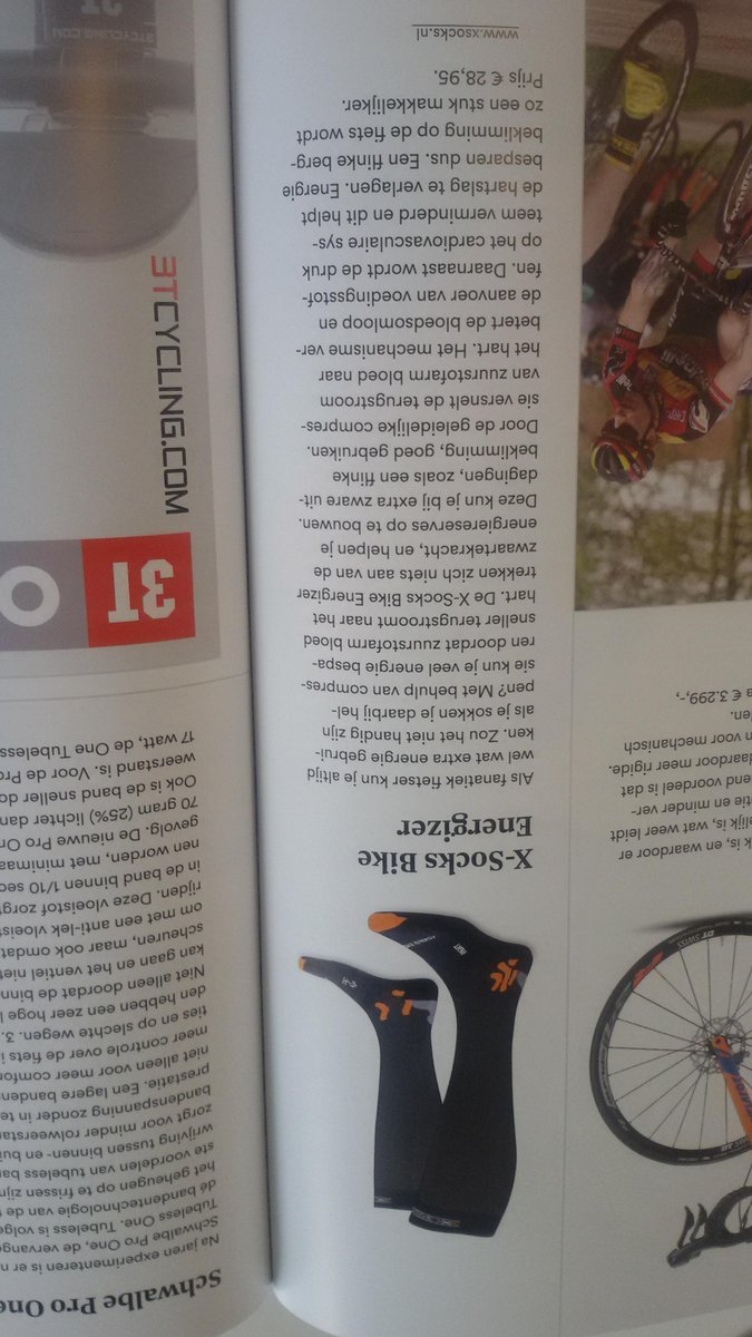 Superleuk, #XSocks staat in de nieuwste editie van <a href="/wielrenblad/">wielrenblad</a> !
