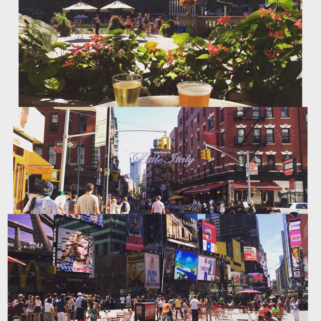laraspaggiari's tweet photo. #Newyork #bryantpark #timesqaure day 1 and I'm in love ❤️ http://t.co/C6sPFu7AMC