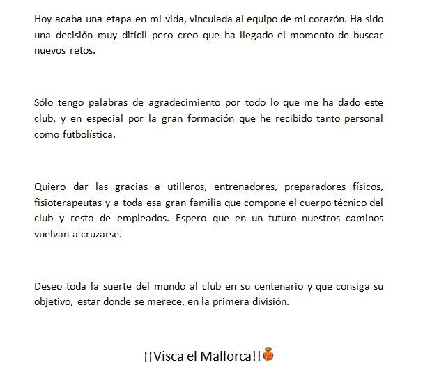 Gràcies per tot!! ⚫️🔴 <a href="/RCD_Mallorca/">RCD Mallorca</a> <a href="/RCDMFilial_FM/">RCD Mallorca B</a>