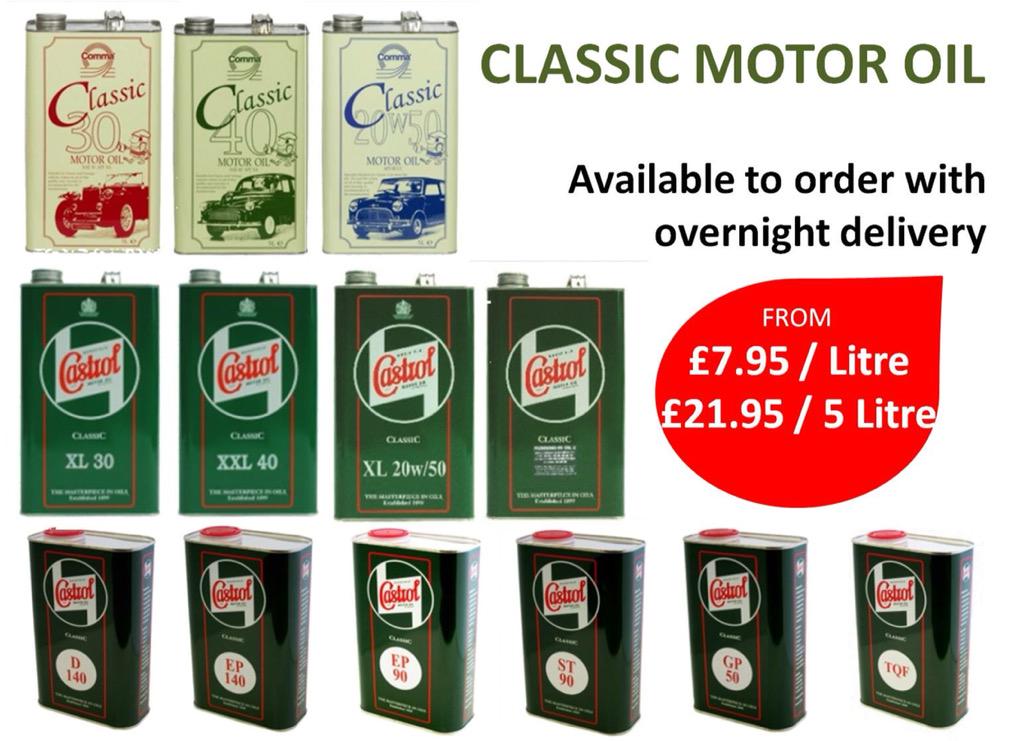 TheCarShop_Gbro's tweet image. Classic Motor Oil available at great prices! #ClassicMotoring #ClassicCar #VintageCar