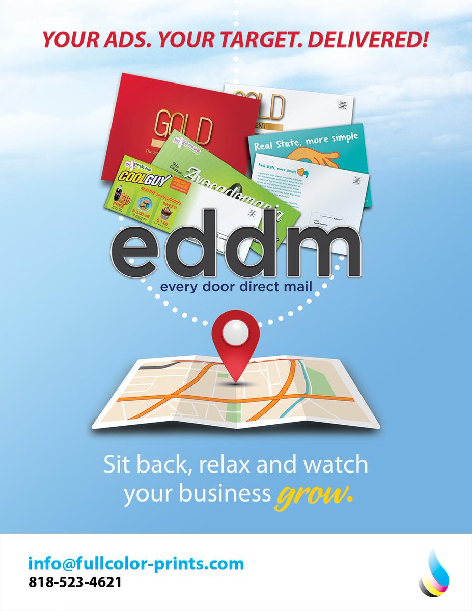 FullColor_Print's tweet image. All your EDDM needs taken care of!
Find out how at info@fullcolor-prints.com 
#advertising #design #printing