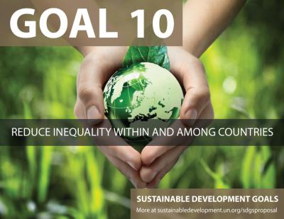 CivilSociety_UN's tweet photo. .@UN #GlobalGoals 10: Reduce #inequality within & among countries #post2015 #action2015 #InterGov2015 #SDGs @SustDev http://t.co/t4X3B2cM0h