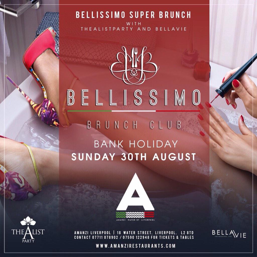scottyspecial's tweet photo. BELLISSIMO BRUNCH CLUB is back this BANK HOLIDAY SUNDAY!! These day parties reach new levels!! 🚀🚀🚀 http://t.co/6zPRMfW5yl