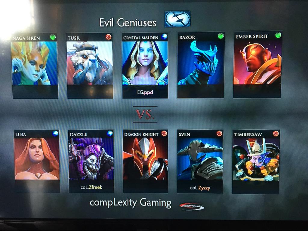 Dota 2 On Twitter Game Two Is Under Way And The Picks Are In