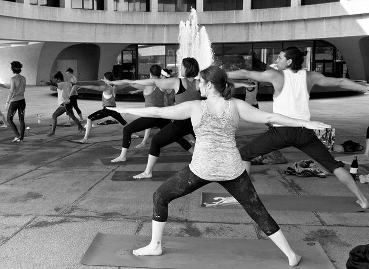 FREE YOGA!
Fridays, 9 am, Hirshhorn Plaza
Instructor: Erin Nichole Mooney <a href="/erin_thinks/">Erin_inks</a> 
#BYOMat #BrutalistYoga