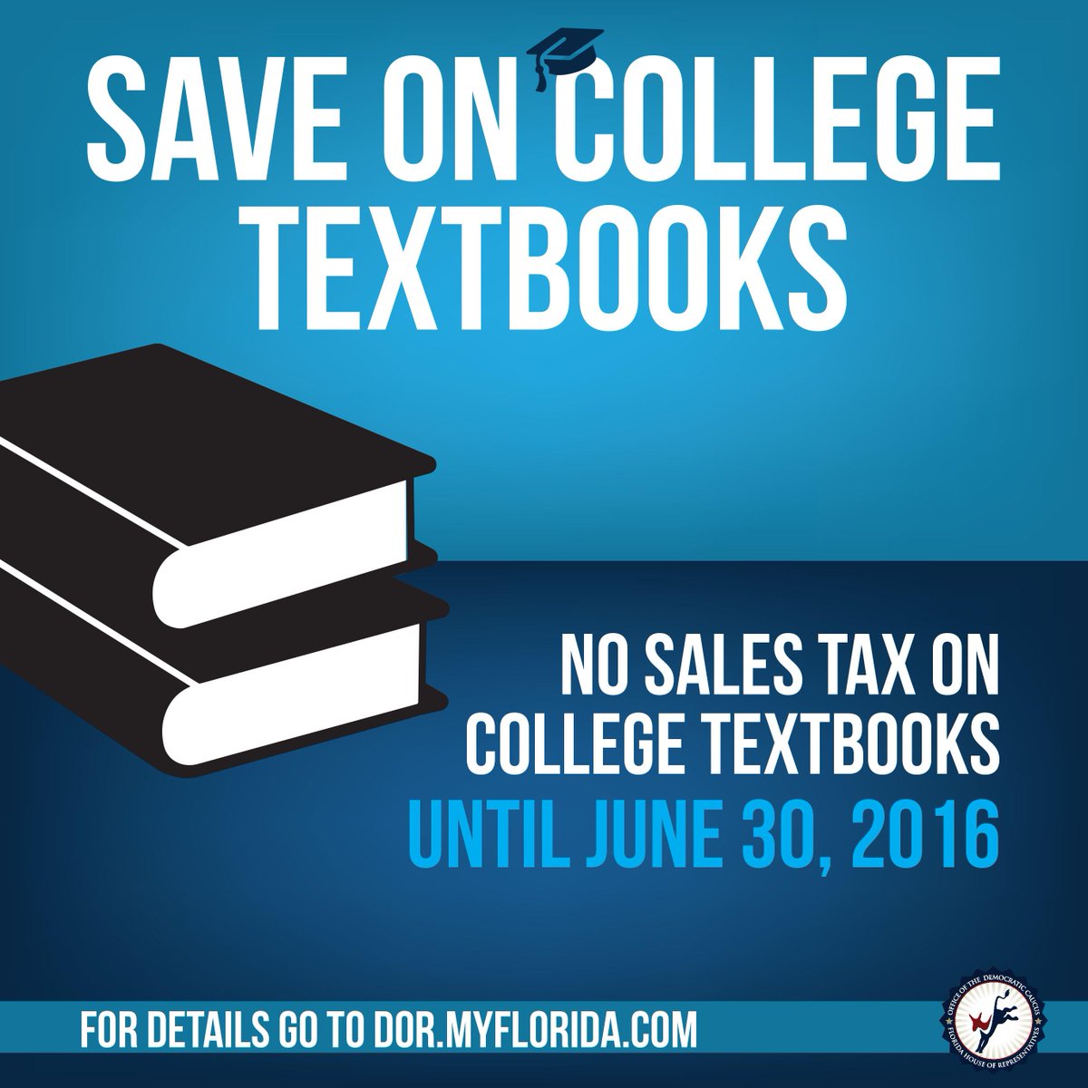 RepRader81's tweet photo. College is expensive! So this year FL student's can keep more money in there pockets cause textbooks are tax free!!! http://t.co/Cf2Tr2engu