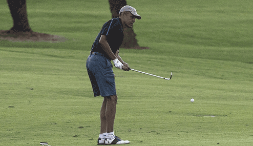 Just like most Americans, President Obama loses money on the golf course: golfdig.st/1JKgPXM