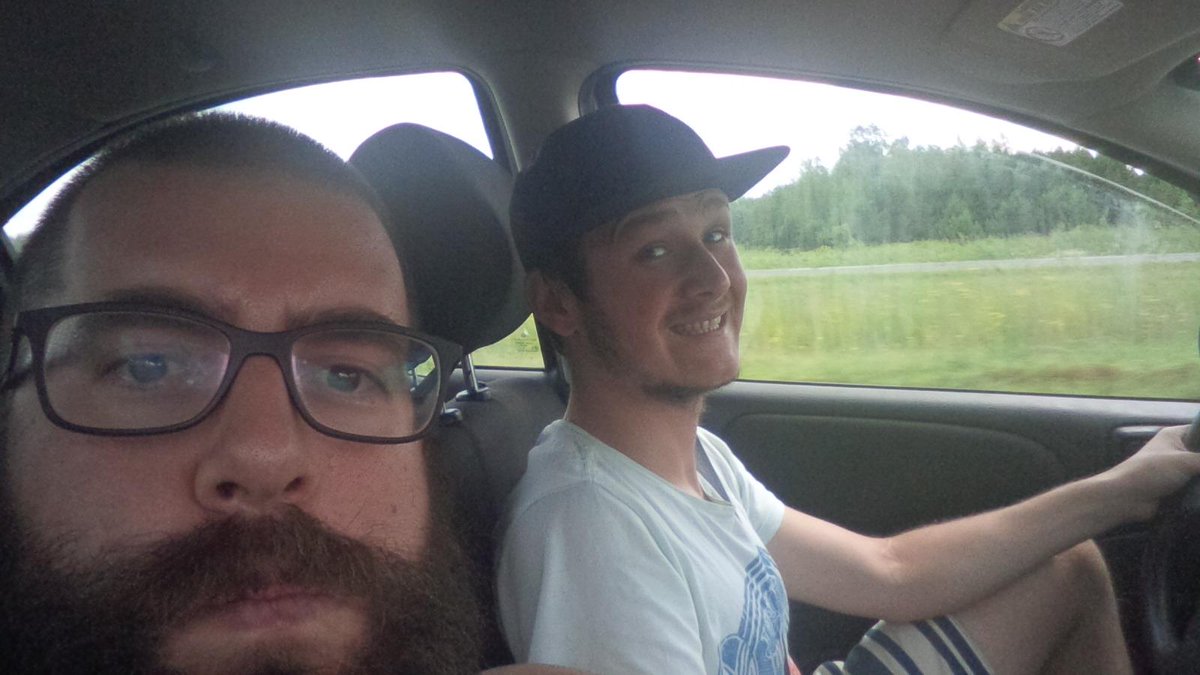 PanthersSwimmin's tweet photo. Last leg of trip to point-claire with 2015-2016 UPEI rookie Alen Boshnyak. #awesome #JUSTDOIT http://t.co/V0MO7hm9XA