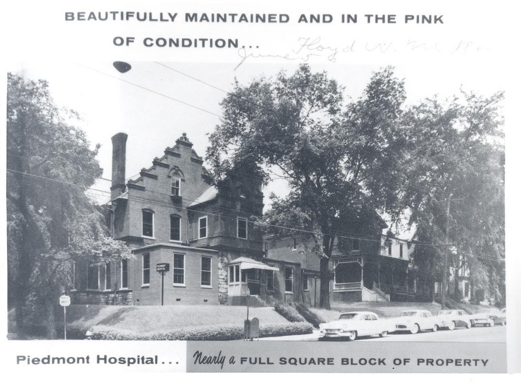 PiedmontHealth's tweet photo. Happy 110th birthday @PiedmontHealth!  Piedmont Hospital filed its charter August 5, 1905. http://t.co/Qvr60XRcIu http://t.co/zuL0g3gqND