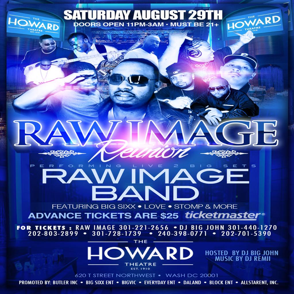bigvicpromote's tweet photo. ✔️TICKETSSSS ONLINE‼️
RAW IMAGE REUNION💯
SATURDAY 8/29 
11pm-3am (21+)
@HOWARD THEATRE👈🏾👈🏾
Advance $25 
@TicketMaster http://t.co/2ovoz1o56t