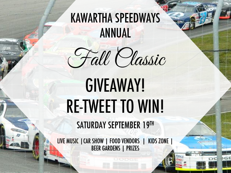 RETWEET THIS TO WIN A PAIR OF TICKETS TO THE FALL CLASSIC September 19th! Early Bird Prices on now till Aug 31st!