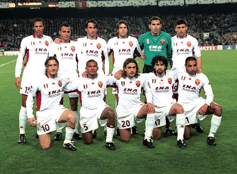 ASRomaEN's tweet photo. This was the #ASRoma team the last time they played @FCBarcelona at the Camp Nou. Remember the result and who scored? http://t.co/ErqBCQnocD