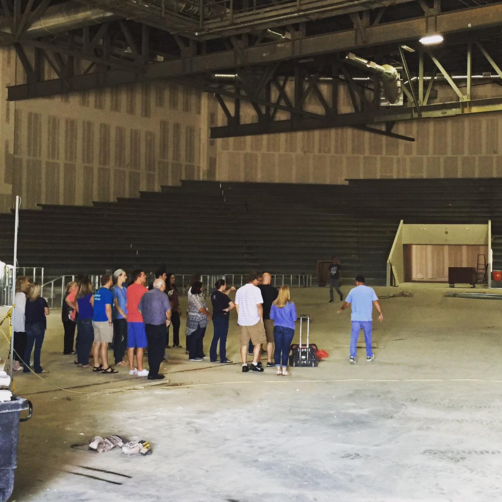 COFHouston's tweet photo. Today our staff is praying over our new Worship Center. Join us as we pray? #allinfullout #COFHouston http://t.co/OSWeziBfjZ