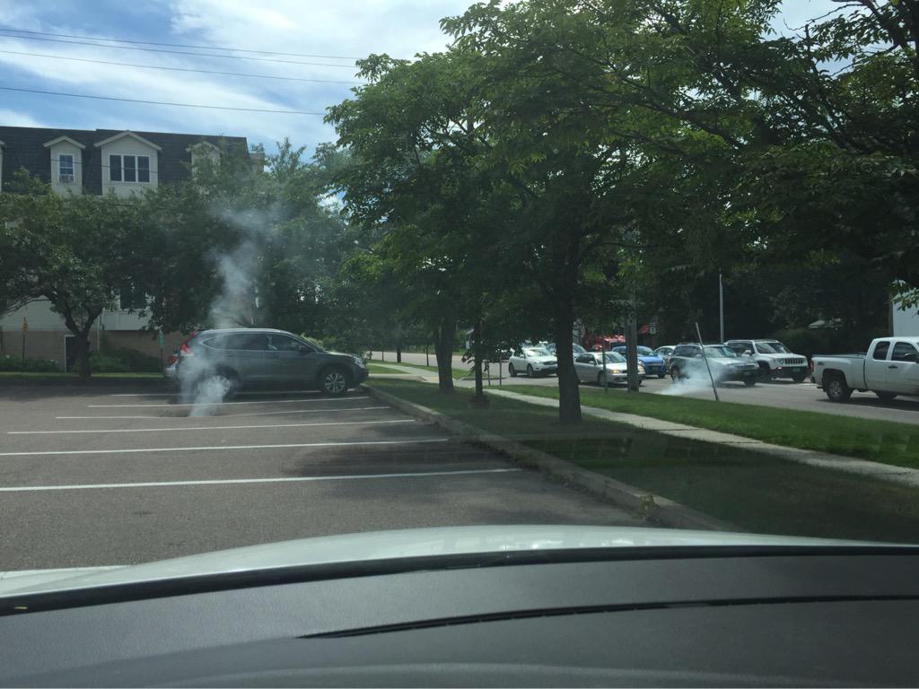 metallidan's tweet image. Fire under the city #sewerproblems #btv