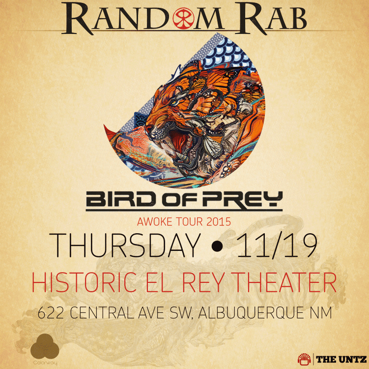 **JUST ANNOUNCED**
<a href="/RANDOMRAB/">Random Rab</a> LIVE IN CONCERT #BirdOfPrey Tour at <a href="/ElReyTheater/">The El Rey Theater</a>

Join invite>> facebook.com/events/6999367…
