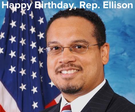 Happy birthday to Rep. Keith Ellison! We wish him well on a fantastic day!  