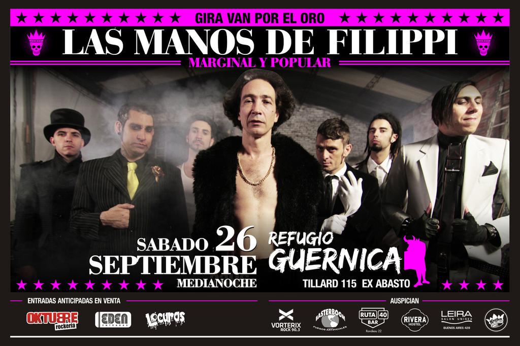 lmf_oficial's tweet photo. El sábado 26 de septiembre en @RefugioGuernica de #Cordoba Gira #VanPorElOro de #MarginalYPopular http://t.co/P2Z2ICg66V