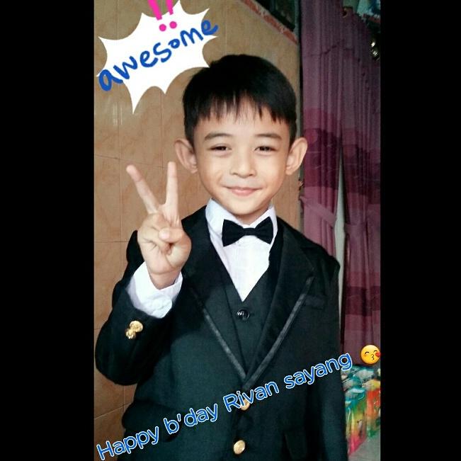 Happy b'day Rivan sayang 🎂🎁🎉🎊🎈😙😙