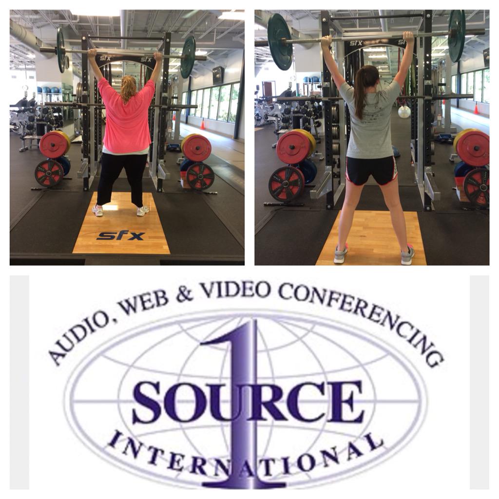 KaylaJeanBaker's tweet photo. The team that lifts together wins together! #strongleaders @KT1SourcePres http://t.co/bNU6pwNjfg