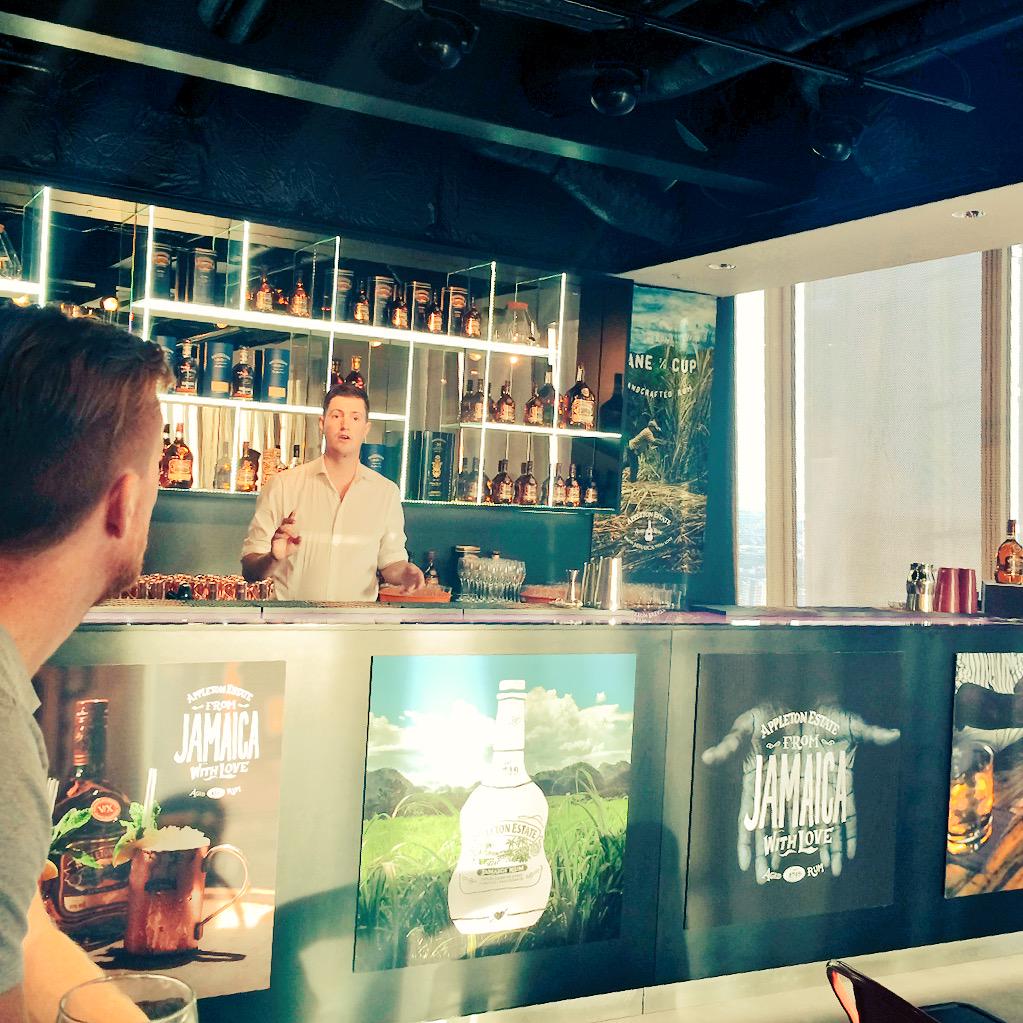 deni_k's tweet photo. Couldn't be happier to be at the @AppletonEstate #AppletonEstateUK launch @campari #Shard ๐๐ป๐๐ป๐๐ป #FromJamaicaWithLove http://t.co/pWCm2o43uo