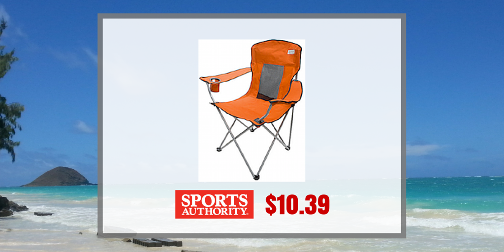dealscience's tweet photo. Get an ALPINE DESIGNS Oversized Mesh Chair for only $10.39 at @SportsAuthority​. http://t.co/NSoQYKz5JC #High5 http://t.co/Y5U22NC3Qx
