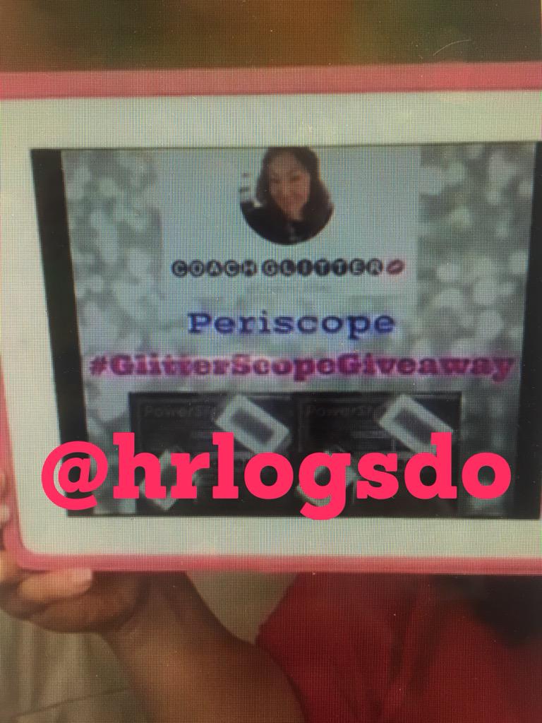 You're the best <a href="/CoachGlitter/">Tiffany Lee Bymaster</a>!! #glitterscopegiveaway