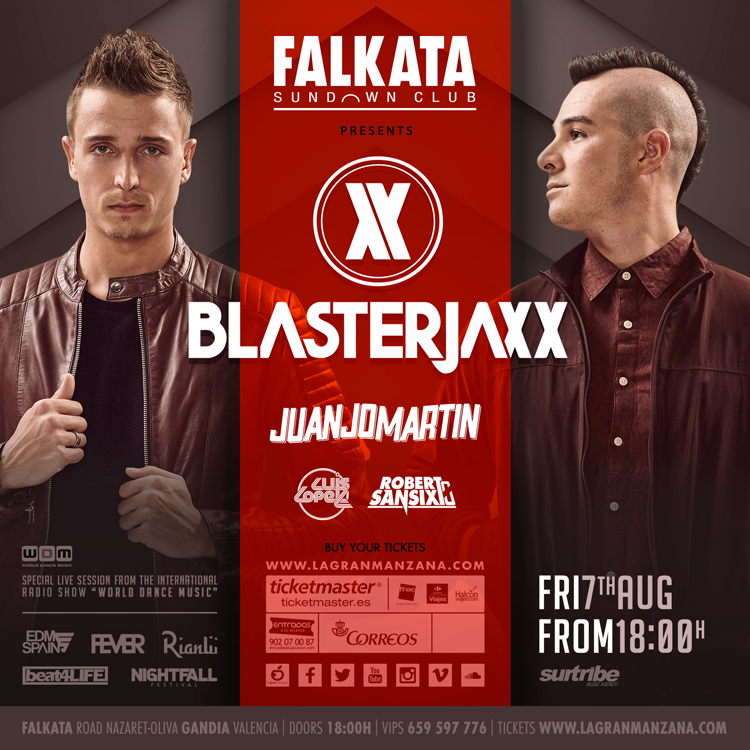 BlerdHipHop's tweet photo. SORTEO: Haz RT y síguenos y entrarás en el sorteo de 5 VIP para @FalkataGandia y BLASTERJAXX! http://t.co/zJubW97ryQ http://t.co/OVhgRYHYYF
