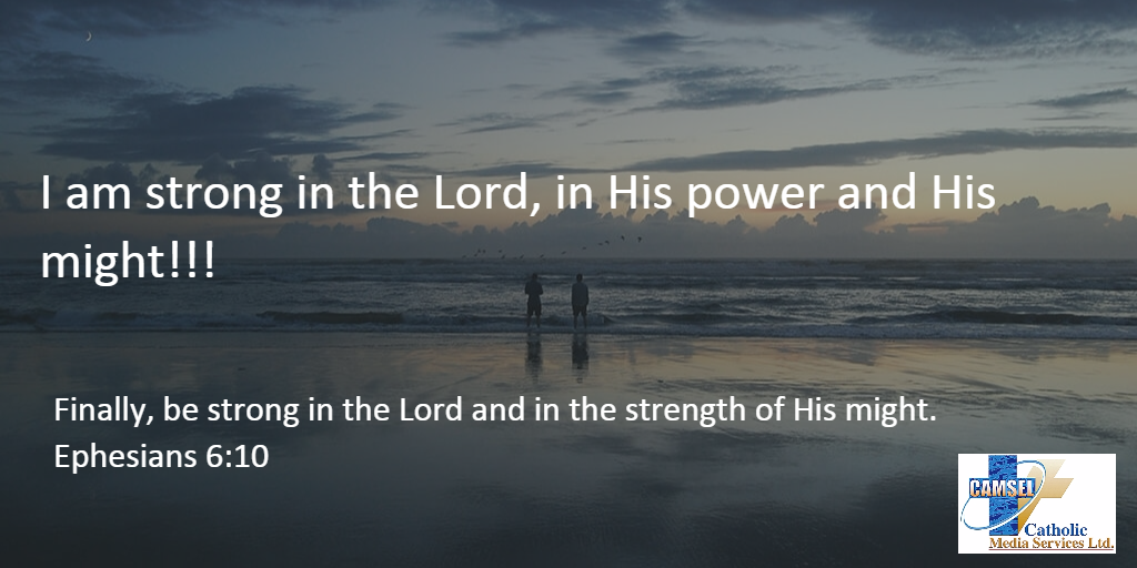 CatholicTT's tweet image. Say Amen and retweet if you are strong in the Lord!!! #afternoonaffirmation #strongintheLord #powerandmight #catholic