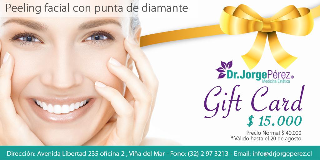 drjorge_perez's tweet photo. Es hora de un regaloneo, no dejes pasar esta Gift Card para ti o para regalar a alguien. #viñadelmar #estetica http://t.co/heVHLgm4UQ