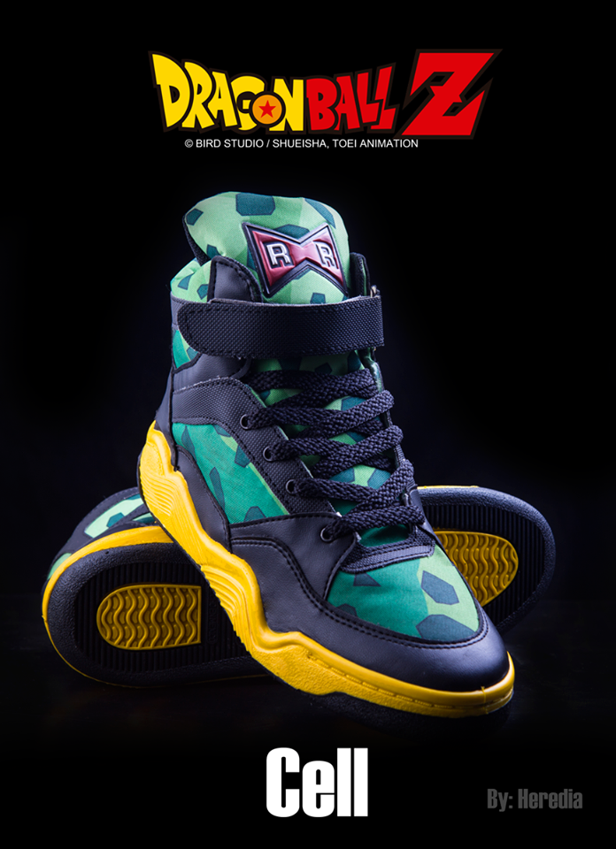 tenis de dragon ball z cell