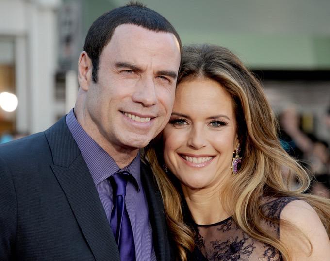 TrainToZakopane's tweet photo. Great to see John Travolta and Kelly Preston come to support the last night after a 9 month run of Train To Zakopane! http://t.co/MvsTcJyIto