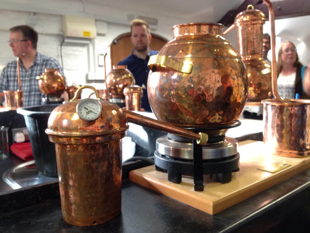 Gingeybites's tweet photo. Excited to start our gin class @burleighsgin & lovely to see Lisa from @glamourcounty after over a year! #letsmakegin http://t.co/NeLJkF4OOD