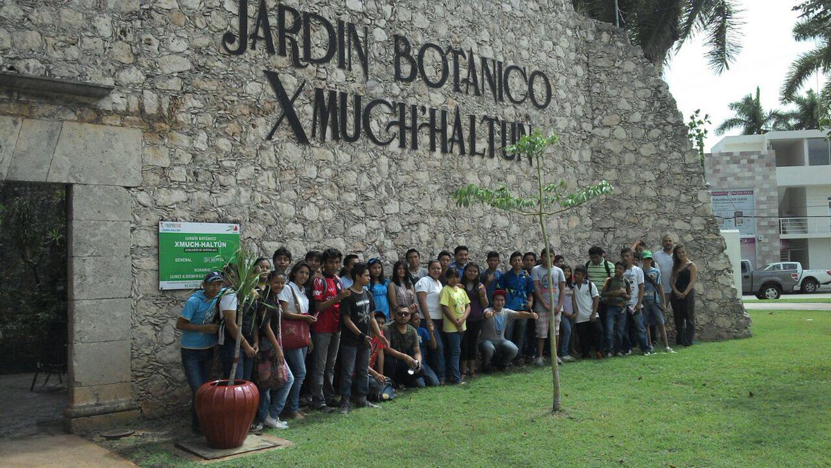 fundacionjcm's tweet photo. Visita al jardín botánico XMUCH’HALTUN Gracias a  @SECTURcampeche @vkelleher  por apoyar  #ProyectoTotal http://t.co/6JfLApRFSr