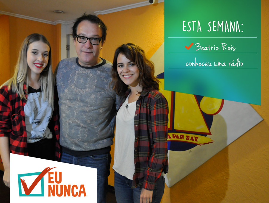 eununca's tweet photo. Tem vontade de conhecer os estúdios de uma rádio? A Beatriz também tinha, e o #EuNunca a levou na @radiojovempan. http://t.co/Z4932whFht