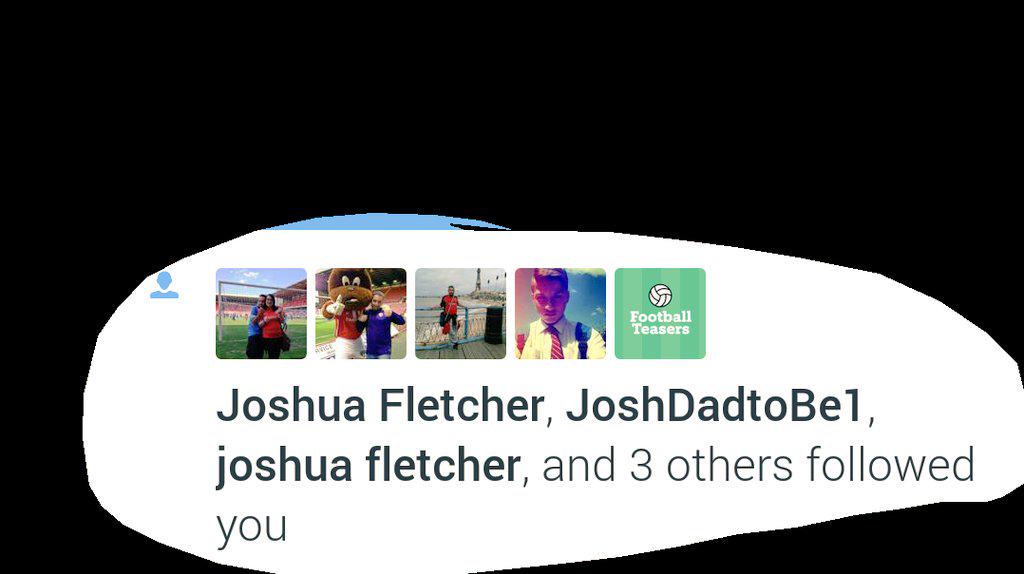 TykeToby's tweet photo. Calm down lad...surely 1 profile is enough ? #personalityissues? #therealJoshFletcher http://t.co/nYzYAydGCR