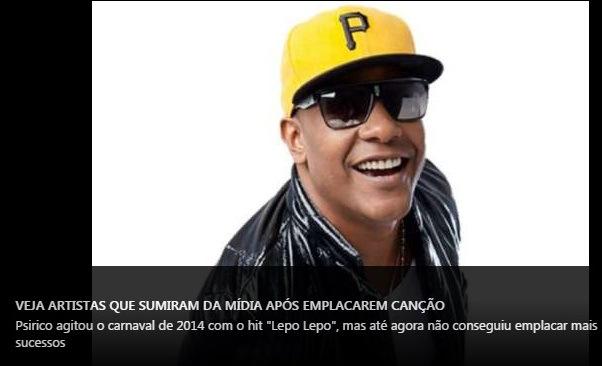 BlogFutucae's tweet photo. Futucaê Que Acha… Site aponta Psirico como banda de único hit http://t.co/TWbvuGEizh http://t.co/HFuK5wOCh5