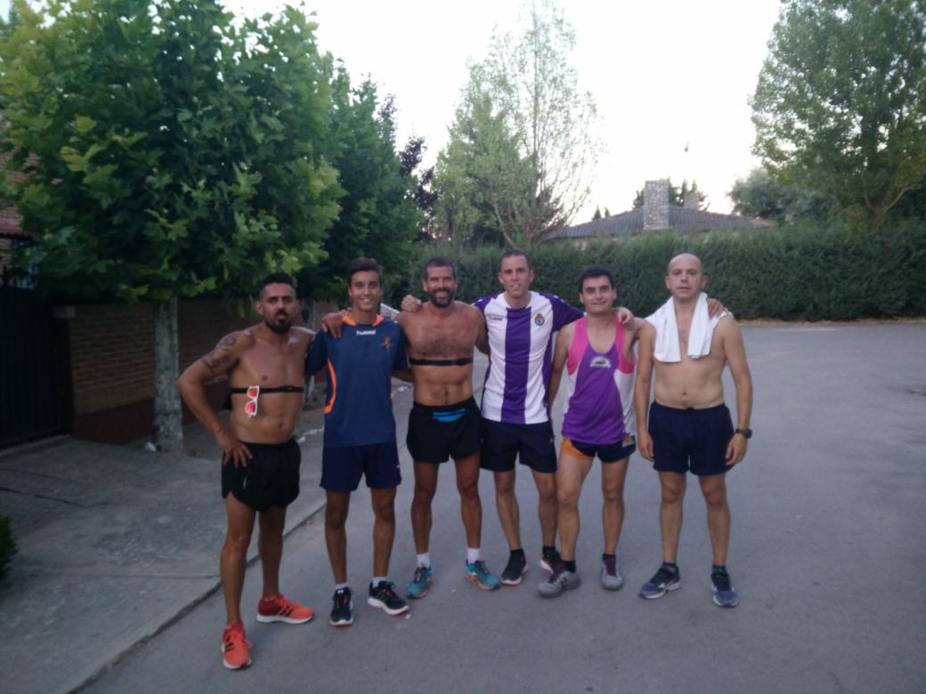 Hoy los #ChicosDelPueblo conquistan Sardón. Ruta muy bonita entre vides y trigo!