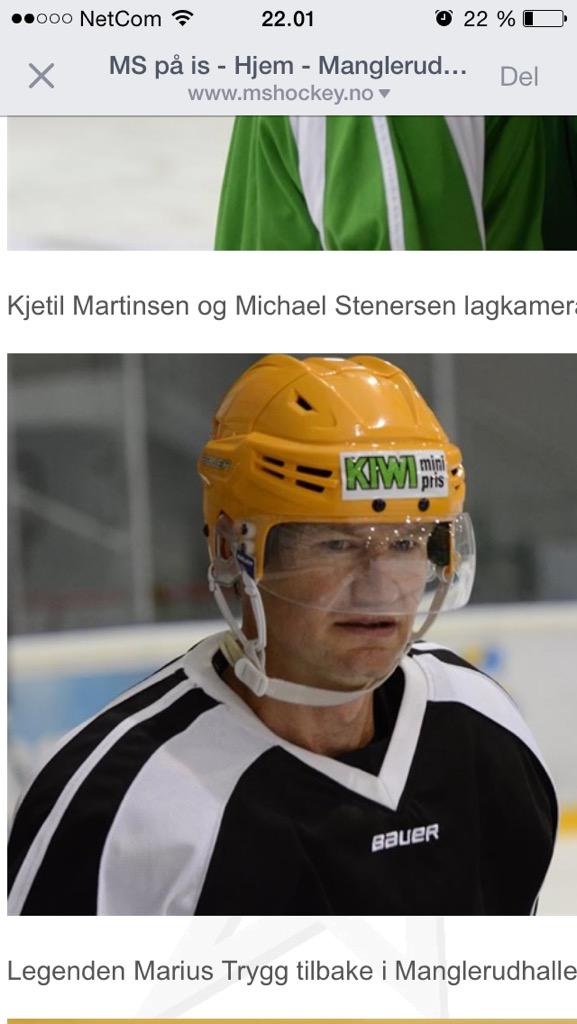 MartinHansen55's tweet photo. Blir en flott sesong i Manglerudhallen! Marius Trygg tilbake i Star! #nmgull http://t.co/f3MplhG89A