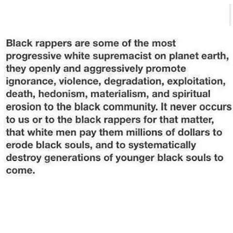 meechi_26's tweet photo. So u still confused on why u still see a lot of black on black crime... This is why... #FuckRapMusic !!! http://t.co/aCN5d6dNcZ