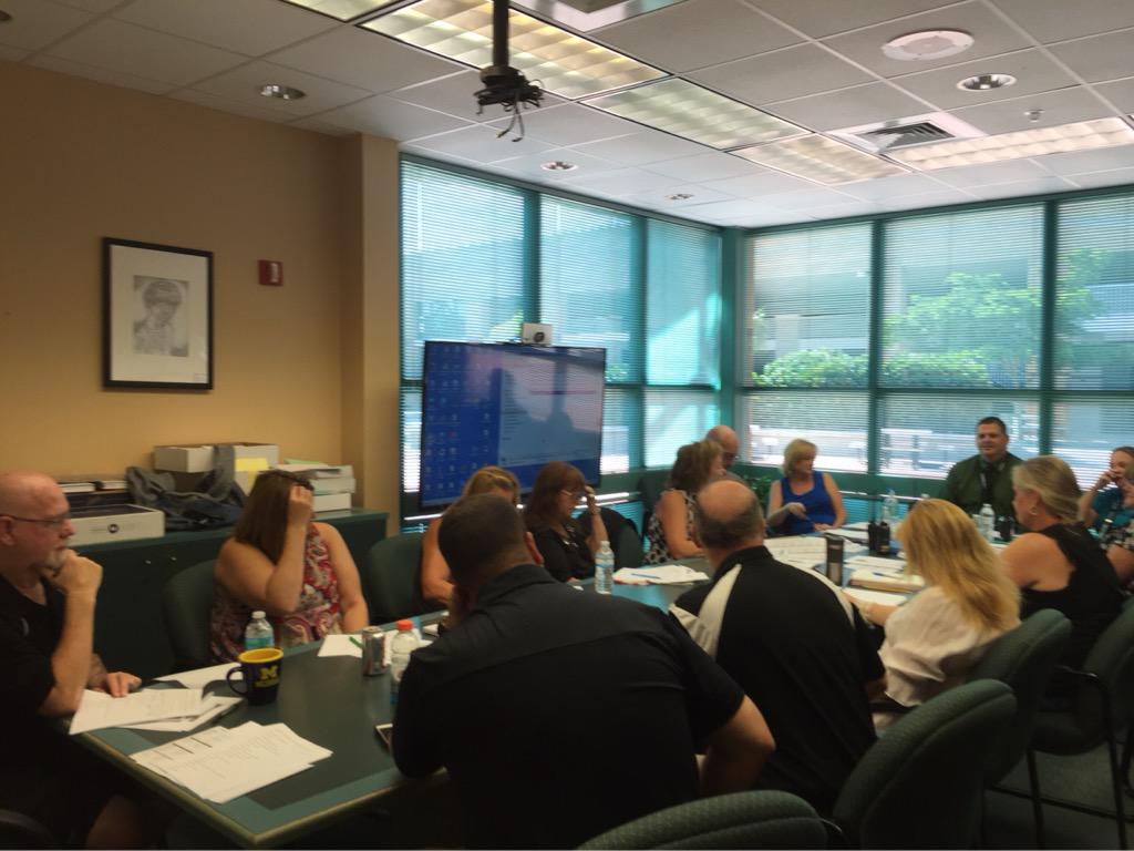 Deborahlbc's tweet image. Educational Leaders at Gulf Coast HS working diligently to prepare for the upcoming year. #everyweekissharkweek